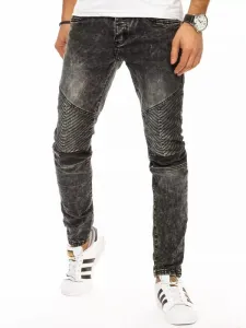 Buďchlap Trendové tmavě šedé džíny #1920323