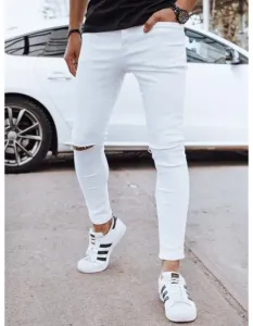Pánské džínové kalhoty bílé #6147777