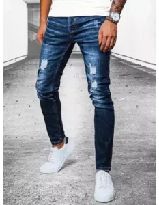 Pánské džínové kalhoty REBA tmavě modré