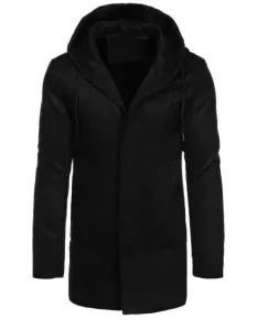 Pánský kabát jednořadový zimní KOTAS černý