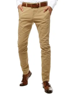 Dstreet Trendy béžové chinos kalhoty #5823687