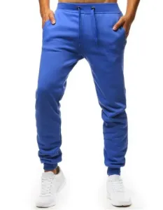 Pánské modrá teplákové kalhoty