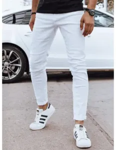 Pánské džínové kalhoty bílé #6147818