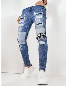 Pánské džínové kalhoty OLA modré #5989476