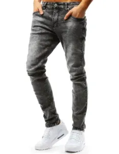 Pánské džínové kalhoty šedé UX2663