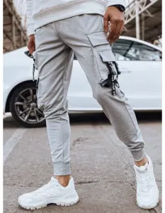 Pánské bojové kalhoty šedé #6071866