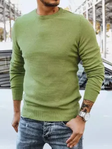 Buďchlap Elegantní svetr v zelené barvě