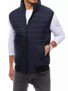 Dstreet Granátová stylová vesta bez kapuce #5319550