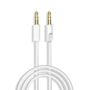 Dudao L12S AUX kabel 3.5mm mini jack 1m, bílý (L12S white)