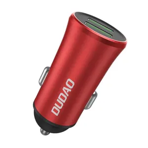 Dudao R6S 3,4A 2x USB nabíječka do auta (červená)