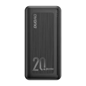 Dudao powerbanka 20000 mAh Power Delivery 20 W Quick Charge 3.0 2x USB / USB Type C černá (K12PQ+ černá)
