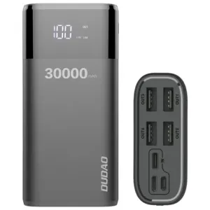 Dudao K8Max Power Bank 4x USB 30000mAh 4A, černá (K8Max black)