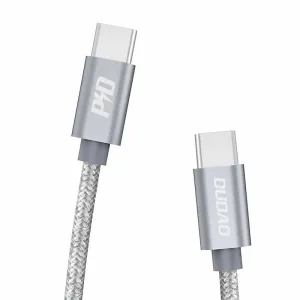 Dudao cable USB Type C - USB Type C 5 A 45 W 1 m Power Delivery Quick Charge gray (L5ProC)