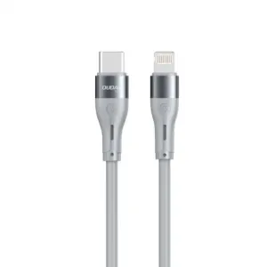 Dudao L6H kabel USB-C / Lightning PD 65W 1m, šedý (L6H gray)