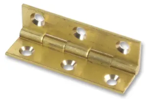 Duratool D00896 Hinge, Brass, 2.1/2X1.3/8In (Pk2