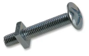 Duratool Rbn8100 Roofing Bolt& Nut M8X100, Pk25