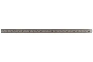 Duratool D03078 Stainless Steel Ruler, 24In / 600Mm