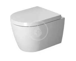 DURAVIT ME by Starck Závěsné WC Compact, Rimless, bílá/matná bílá 2530092600 #4080949