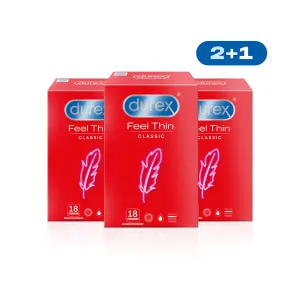 DUREX Feel thin classic kondomy pack 54 ks