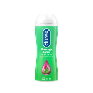 Masážní a lubrikační gel 2v1 Durex s Aloe Vera 200 ml