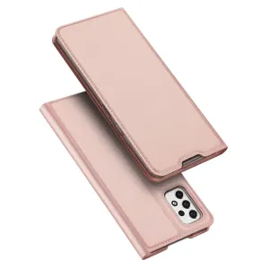 Dux Ducis Skin Pro knížkové kožené pouzdro na Samsung Galaxy A53 5G, růžové