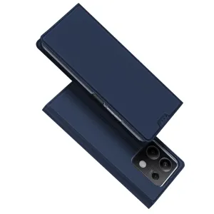 Dux Ducis Skin Pro pouzdro s klopou a slotem na kartu pro Xiaomi Redmi Note 13 5G - modré
