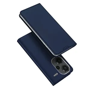 Dux Ducis Skin Pro pouzdro s klopou a slotem na kartu pro Xiaomi Redmi Note 13 Pro+ 5G - modré