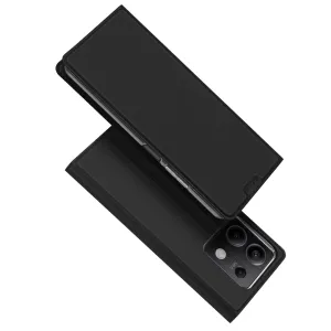 Pouzdro Dux Ducis Skin Pro s klopou a slotem na kartu pro Xiaomi Redmi Note 13 5G - černé