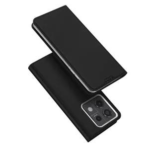 Pouzdro Dux Ducis Skin Pro s klopou a slotem na kartu pro Xiaomi Redmi Note 13 Pro 5G - černé