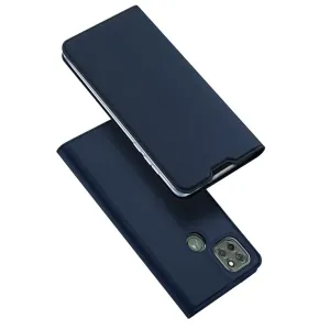DUX DUCIS Skin Pro knížkové kožené pouzdro na Motorola Moto G9 Power, modré