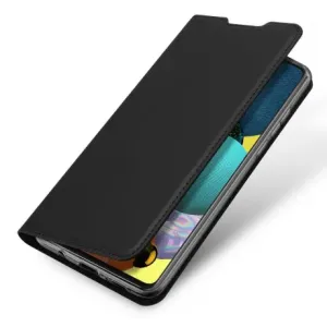 DUX DUCIS Skin Pro knížkové kožené pouzdro na Samsung Galaxy S20 FE, černé