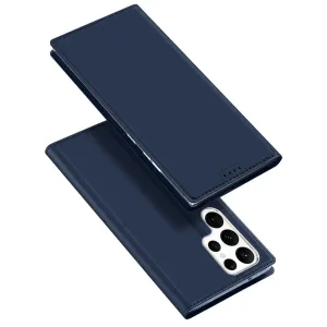 Dux Ducis Skin Pro pouzdro Samsung Galaxy S23 Ultra flip cover card wallet stand blue