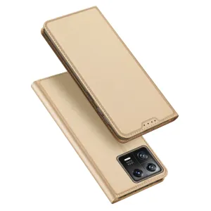 Dux Ducis Skin Pro Xiaomi 13 pouzdro flip cover card wallet stand gold