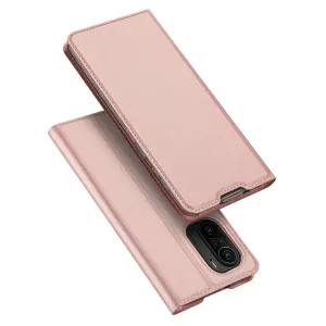 Dux Ducis Skin Pro pouzdro s flipovým krytem Xiaomi Redmi K40 Pro+ / K40 Pro / K40 / Poco F3 růžové