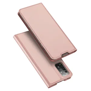 Dux Ducis Skin Pro knížkové kožené pouzdro na Xiaomi Redmi Note 11 Pro 4G/5G, růžové