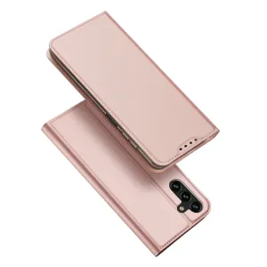 Dux Ducis Skin Pro pouzdro Samsung Galaxy A14 4G / 5G flip cover card wallet stand pink