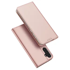 Dux Ducis Skin Pro pouzdro pro Samsung S24 s flipovým krytem - růžové
