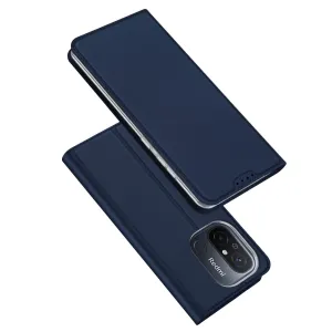 Dux Ducis Skin Pro pouzdro pro Xiaomi Redmi 11A / Poco C55 / Redmi 12C flip cover card wallet stand blue