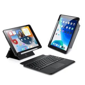 Pouzdro s Bluetooth klávesnicí Dux Ducis DK Series pro Apple iPad 7/8/9 10,2''/iPad Air 3/iPad Pro 10,5'' (2017) - černé