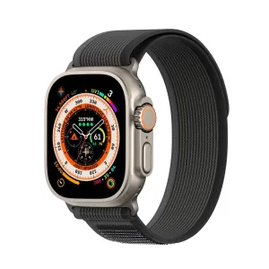 Dux Ducis Strap YJ Version sportovní řemínek pro Apple Watch 42 / 44 / 45 / 49 mm - černý/šedý