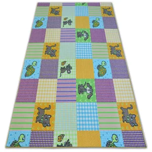 Dywany Lusczow Dětský kusový koberec PETS modro-fialový, velikost 300x400