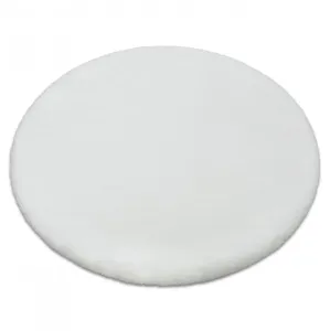Dywany Lusczow Kulatý koberec BUNNY bílý, velikost kruh 100
