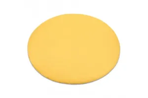 Dywany Lusczow Kulatý koberec BUNNY žlutý, velikost kruh 100