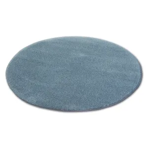 Dywany Lusczow Kulatý koberec SHAGGY MICRO šedý, velikost kruh 80