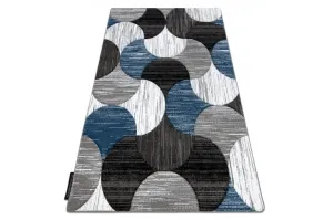 Dywany Lusczow Kusový koberec ALTER Geo mušle modrý, velikost 280x370