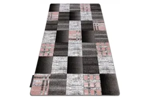 Dywany Lusczow Kusový koberec ALTER Siena čtverce mřížka šedý, velikost 240x330