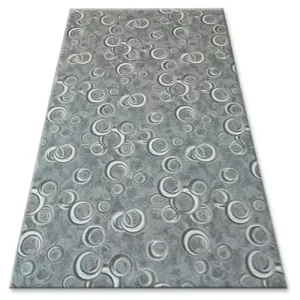 Dywany Lusczow Kusový koberec DROPS Bubbles zelený, velikost 100x300