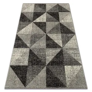 Dywany Lusczow Kusový koberec FEEL Triangle šedý, velikost 140x190