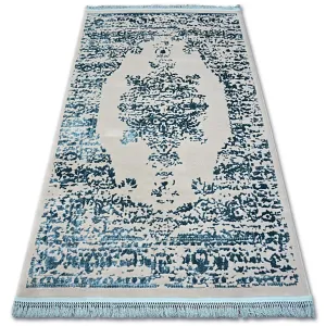 Dywany Lusczow Kusový koberec MANYAS Fegy šedo-modrý, velikost 80x300