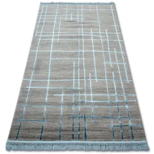 Dywany Lusczow Kusový koberec MANYAS Herro šedo-modrý, velikost 80x300